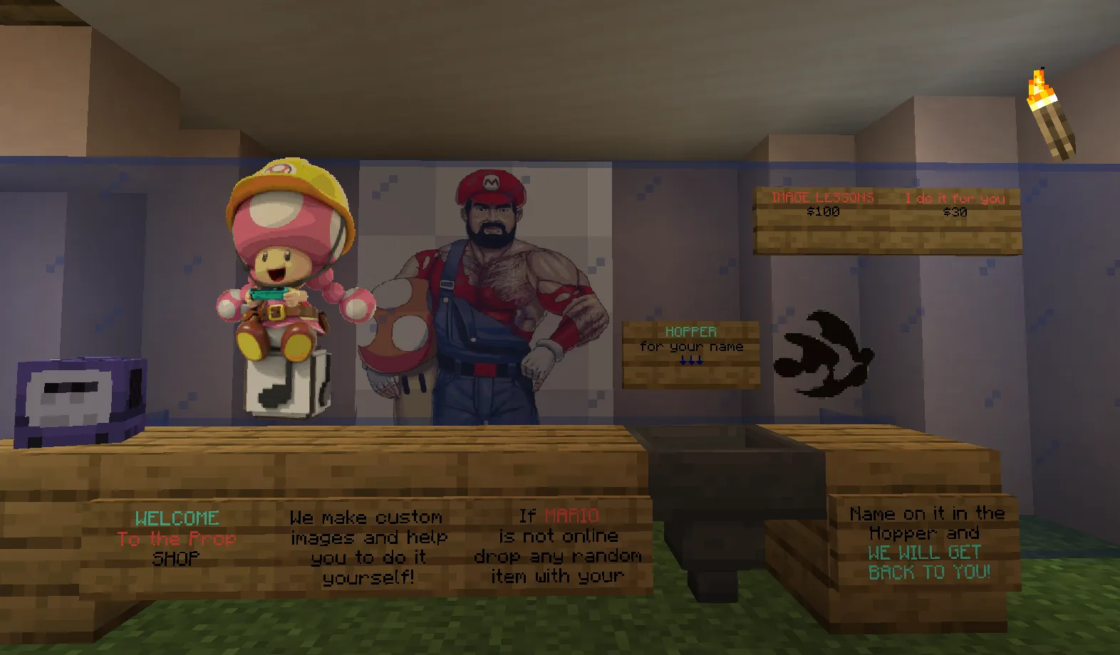 Mario Image Shop